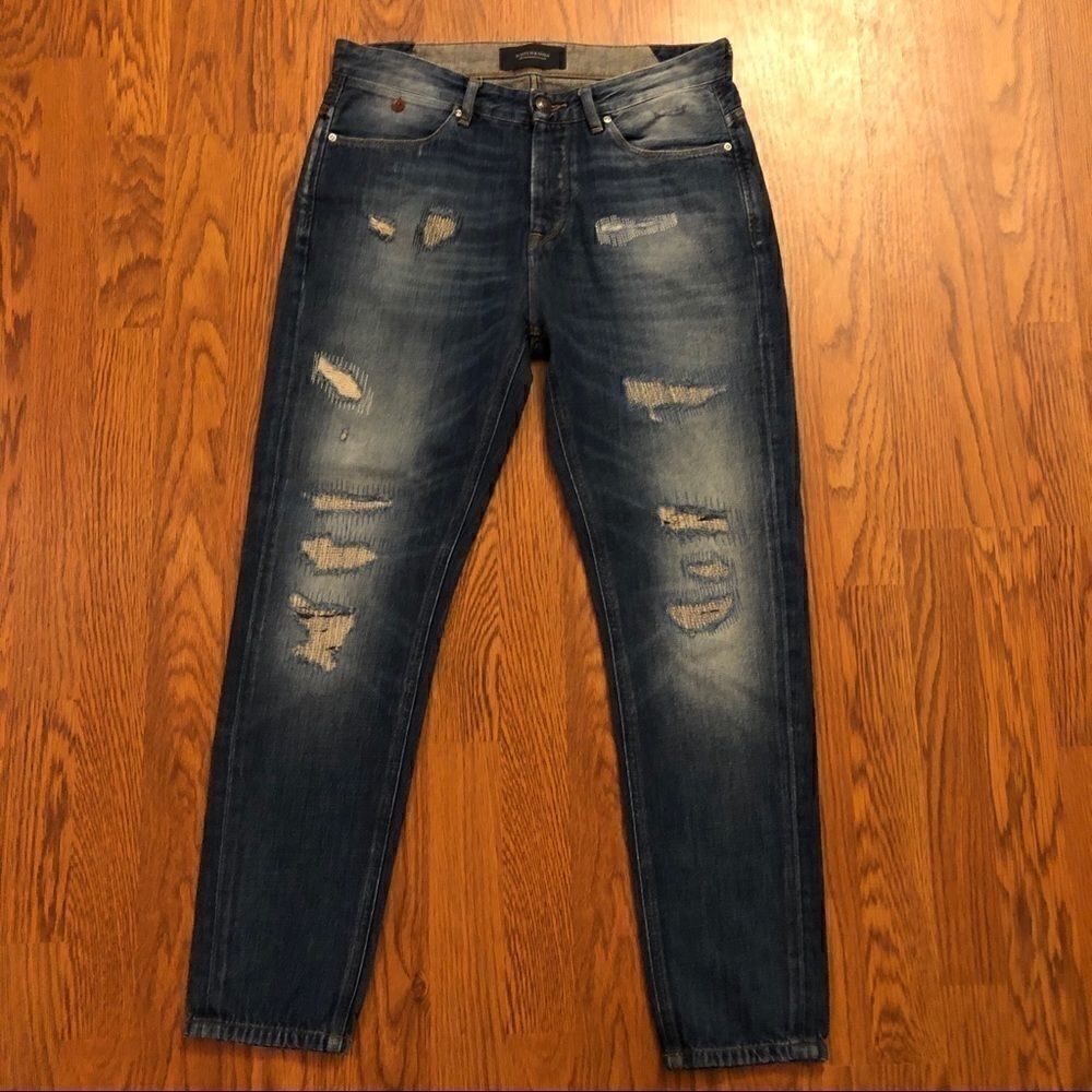 Scotch & Soda L’adorable Boyfriend Cropped Jeans